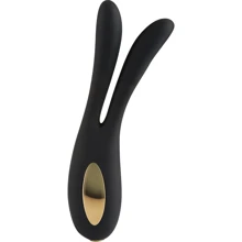 ToyJoy Lovelight Flare Bunny - вібратор для подвійної стимуляції, чорний: Для кого Для жінок