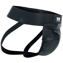 Tom of Finland Leather Jock Strap - трусы мужские, M/L: Для кого Для мужчин