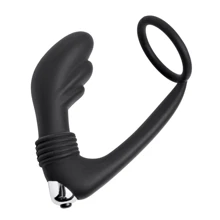 Вібростимулятор простати з ерекційним кільцем Prostatic Play Cock Ring Vibrating Prostate (чорний): Для кого Для мужчин