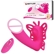 Мультифункциональный вибростимулятор с ДУ Pretty Love Katherine Magenta, BI-014849W-1: Для кого Для женщин