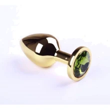 Анальна пробка, Gold Chrysolite, M: Для кого унісекс
