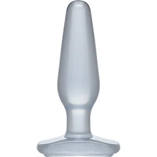 Анальная пробка Crystal Jellies Butt Plug Medium, 13x3.5 см, прозрачный: Для кого Унисекс