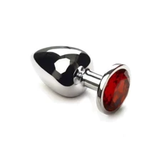 Анальна пробка, Silver Ruby, L: Для кого унісекс