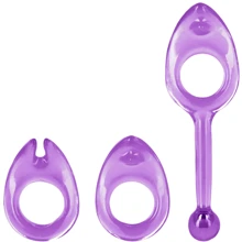 CalExotics Shane's World Class Rings - комплект ерекцілонних кілець, пурпурний: Виробник California Exotic Novelties
