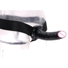 Фаллопротез Fetish Fantasy For Him or Her ​Hollow Strap-On, 15x4.5 см, черный: Для кого Унисекс