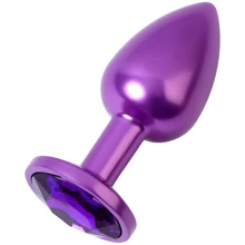 Анальная пробка с кристаллом Metal By Toyfa Purple Anal Plug Аmethyst: Для кого Унисекс