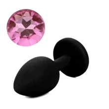 Силиконовая анальная пробка с кристаллом Silicon Black 04 ( размер S ), SKN-SIL-BLACK 04: Для кого Унисекс