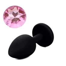 Силиконовая анальная пробка с кристаллом Silicon Black 02 ( размер S ), SKN-SIL-BLACK 02: Для кого Унисекс