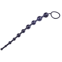 Анальные бусы Jelly Anal Beads Black, SKN-ANL033 Black: Для кого Унисекс