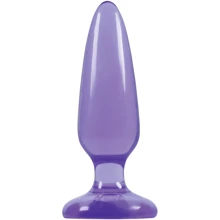 Анальная пробка Pleasure Plug Small, 10х3,5 см, пурпурный: Для кого Унисекс