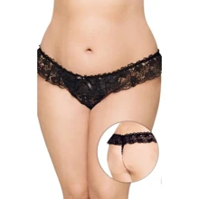 Женские стринги SoftLine G-String 2432, Plus Size, XL/XXXL (black): Для кого Для женщин