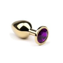 Анальная пробка CRYSTAL Gold Amethyst, L: Для кого Унисекс