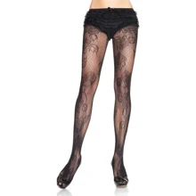 Колготки Leg Avenue з ажурним малюнком трояндочок: Для кого Для жінок
