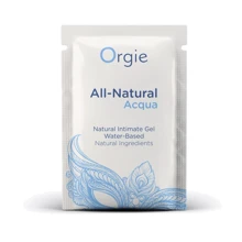 Лубрикант на водной основе Orgie All Natural Acqua, 2 мл, нелипкий, гладкий, натуральный состав: Для кого Унисекс