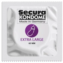 Презерватив увеличенного размера Secura - Extra Large, №1: Тип Увеличенного размера