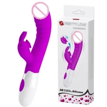 Вибромассажер серии Pretty Love - CERBERUS RABBIT VIBRATOR, BI-014795: Для кого Для женщин