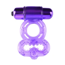 Эрекционное кольцо с вибрацией Infinity Super Ring Black, пурпурный: Производитель Pipedream