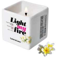 Массажная свеча Love To Love LIGHT MY FIRE Monoi (80 мл): Тип Свеча