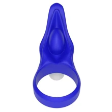 Эрекционное виброкольцо LoveToy Power Clit Cockring, Blue: Производитель LOVETOY