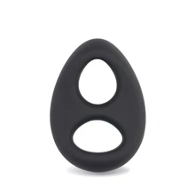 Двойное эрекционное кольцо LoveToy X-Basic, Black: Производитель LOVETOY