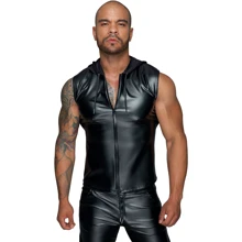 Безрукавка с капюшоном Noir Handmade H062 Hooded Shirt Black, XXL: Для кого Для мужчин