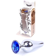 Анальная пробка BOSS of TOYS Boss Series - Jewellery Silver BUTT PLUG Dark Blue (BS6400077): Для кого Унисекс