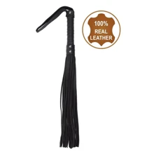 Флоггер из натуральной кожи Flirty Hard Leather - Black, BG-00002: Производитель Flirty