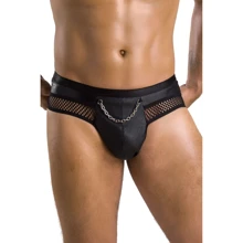Трусы Passion SLIP OPEN TOM 030 black L/XL: Для кого Для мужчин