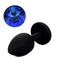 Силиконовая анальная пробка с кристаллом Silicon Black 08 ( размер S ), SKN-SIL-BLACK 08: Для кого Унисекс