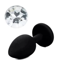 Силиконовая анальная пробка с кристаллом Silicon Black 11 ( размер S ), SKN-SIL-BLACK 11: Для кого Унисекс