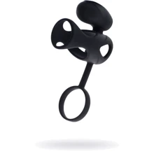 Насадка на пенис с вибрацией Toyfa Black&Red Vibrating Cage Black: Для кого Для мужчин
