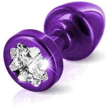 Анальная пробка со стразом Diogol Anni R Clover Purple Кристалл 30мм: Для кого Унисекс