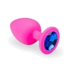 Силиконовая анальная пробка с кристаллом Pink Silicone Sapphire (размер M): Для кого Унисекс
