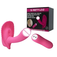 Вибробабочка с стимулятором клитора PRETTY LOVE - Powerful Shell Stimulator , BI-014368W-3: Для кого Для женщин