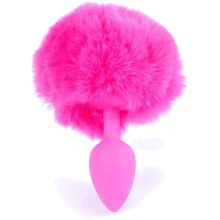 Анальная пробка S с хвостом BOSS of TOYS Boss Series - Silicon PLUG Bunny Tail Pink, BS6400099: Для кого Унисекс