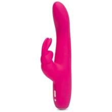 Вибратор кролик Happy Rabbit Slimline Плавный изгиб Lovehoney розовый: Для кого Для женщин