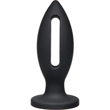 Силиконовая анальная пробка Doc Johnson Kink Lube Luge Premium Silicone Plug 6", 14х5 см, черный: Для кого Унисекс