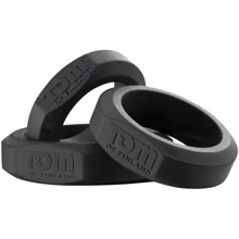 Tom of Finland 3 Piece Silicone Cock Ring Set - эрекционные кольца: Производитель Tom Of Finland
