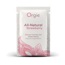 Лубрикант на водной основе Orgie All Natural Strawberry, 2 мл, со вкусом и ароматом клубники: Для кого Унисекс