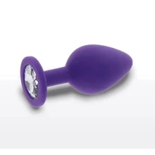 Анальная пробка Toy Joy Medium Diamond Booty Jewel (фиолетовая): Для кого Унисекс