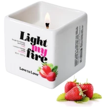 Массажная свеча Love To Love LIGHT MY FIRE Strawberry (80 мл): Тип Свеча