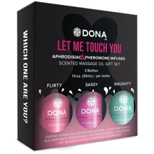 Набір масажних масел DONA LET ME TOUCH YOU: Тип набір