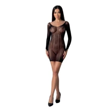 Полупрозрачное мини-платье Passion BS101 One Size black: Для кого Для женщин