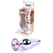Анальная пробка с кристаллом BOSS of TOYS Boss Series - Jewellery Silver BUTT PLUG Rose, BS6400072: Для кого Унисекс