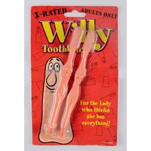 Зубні еротичні щітки Plastic Sexy Female / Male Tooth-brush Set, 2 шт.: Виробник Hao Toys