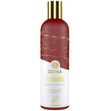Распродажа! Натуральное массажное масло DONA Recharge - Lemongrass & Gingerl 120 мл (годен до 11.21): Тип Масло