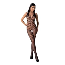 Бодістокінг із плетенням на животику Passion BS100 One Size black: Для кого Для женщин