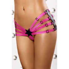 Трусики с контрастной звездой Lolitta Star Panty, S/M: Для кого Для женщин