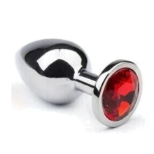 Анальна пробка, Silver Ruby, S: Для кого унісекс