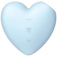 Кліторальний стимулятор Satisfyer Cutie Heart із вібрацією blue: Для кого Для жінок
